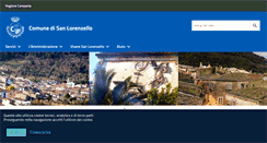 Desktop Screenshot of comunesanlorenzello.it