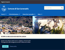 Tablet Screenshot of comunesanlorenzello.it